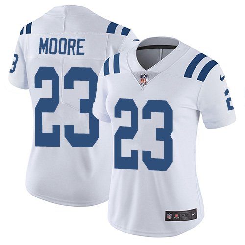 Indianapolis Colts #23 Limited Kenny Moore White Nike NFL Road Women Vapor Untouchable jerseys->indianapolis colts->NFL Jersey